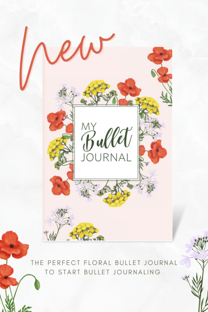 Bullet Journal wildflowers